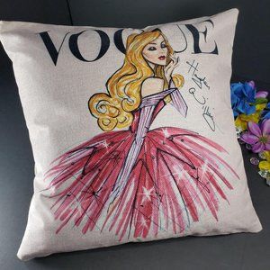 Sleeping Beauty Cushion Cover Princess Aurora Home Decorative Throw Pillowcase